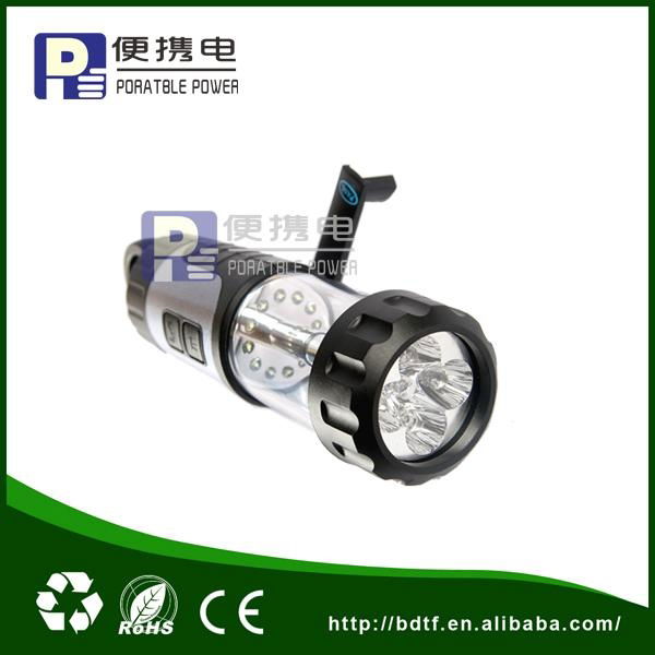 Hand Crank Dynamo led camping lantern 2