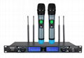 Wireless Microphone 2 Channel Cordless Lapel Mics Remote Dynamic Mic For Sale 1