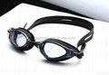 2014 hot selling best anti-fog silicone protective goggles with PC lens 1