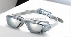 2014 new design advanced silicone adult prescription goggles