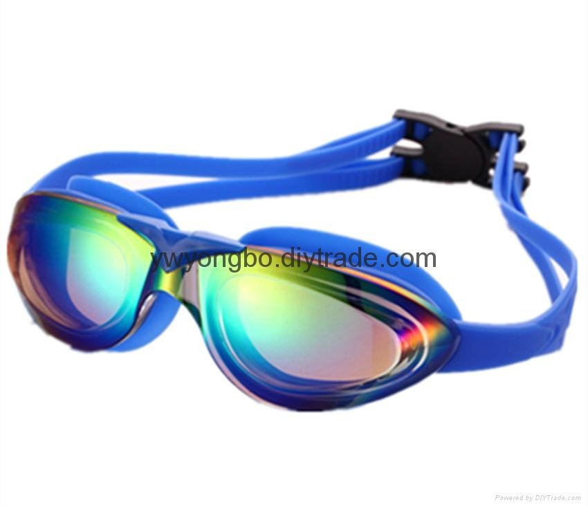 mirrored optical comfortable swim goggles 2