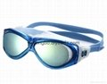 100%UV shield silicone swim goggles