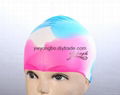 new design high quality silicone swim caps