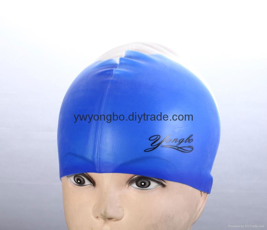 new design high quality silicone swim caps 2