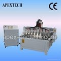 APEX 1325 CNC Router with multiple spindles 3