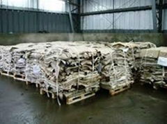 Salted cow hides