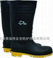 Steel toe safety boots