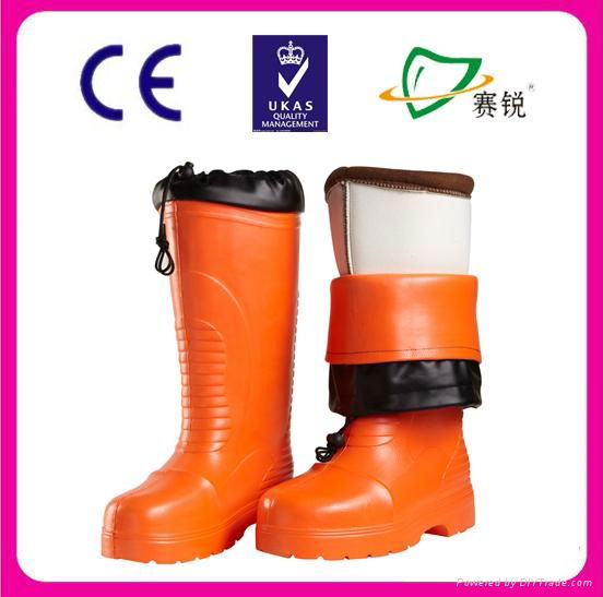 2015 fashion winter waterproof warm rain boots