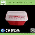 8QT High Quality Medical Waste Plastic Sharp Container  5
