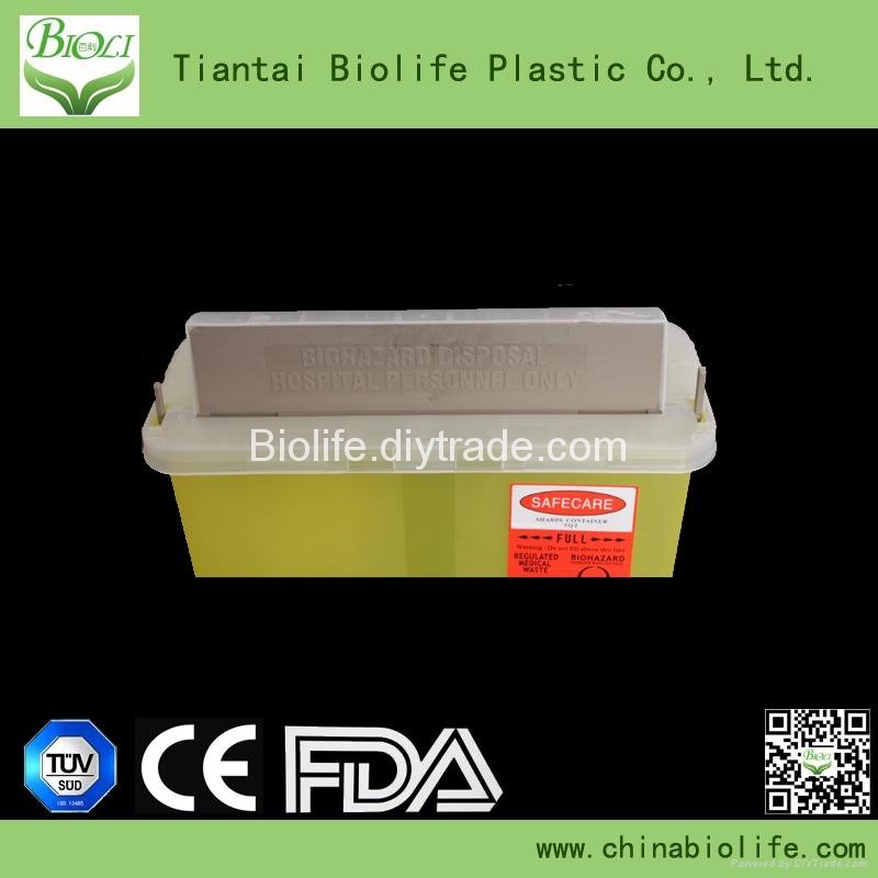5QT  CE&ISO Approved Plactic Disposal Sharp Container  2