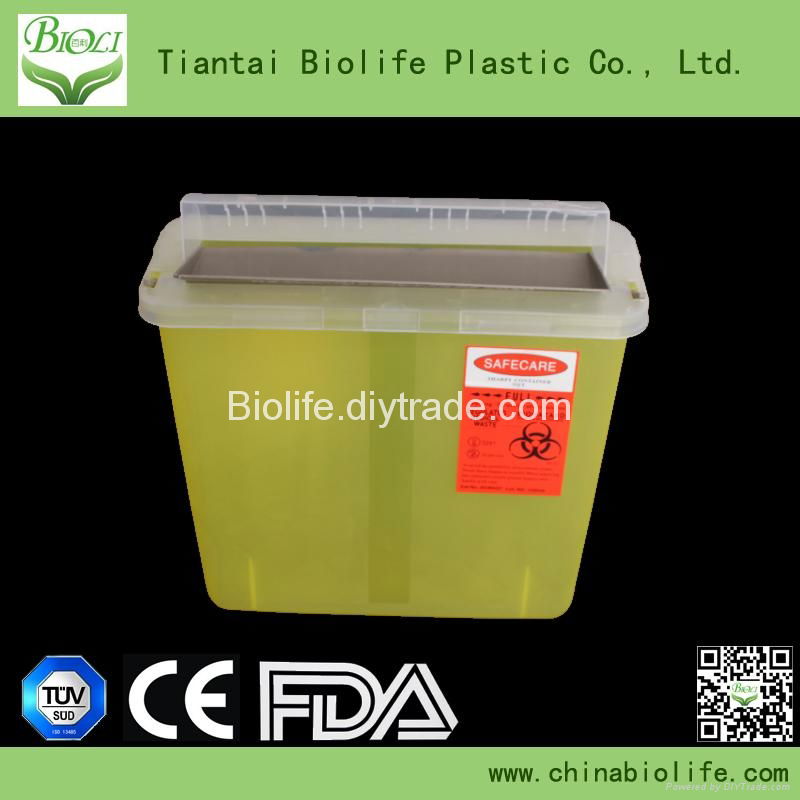 5QT  CE&ISO Approved Plactic Disposal Sharp Container 