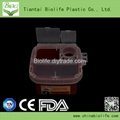 1L Red Square Sharp Disposal Plastic Container  3
