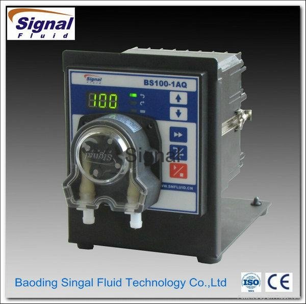 BS100-1AQ (0.006-140ml/min)DC24v speed adjustable peristaltic pump