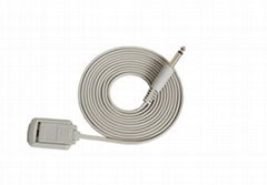 Reusable grounding pad cable