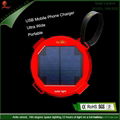 USB port portable solar LED lamp 2