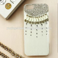 white bling diamond pattern tpu+ pc phone case for samsang galaxy s4 /note4 