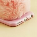 Luxury Rex Rabbit Fur Phone Case for iPhone6/Cute Cover for iPhone 5  2