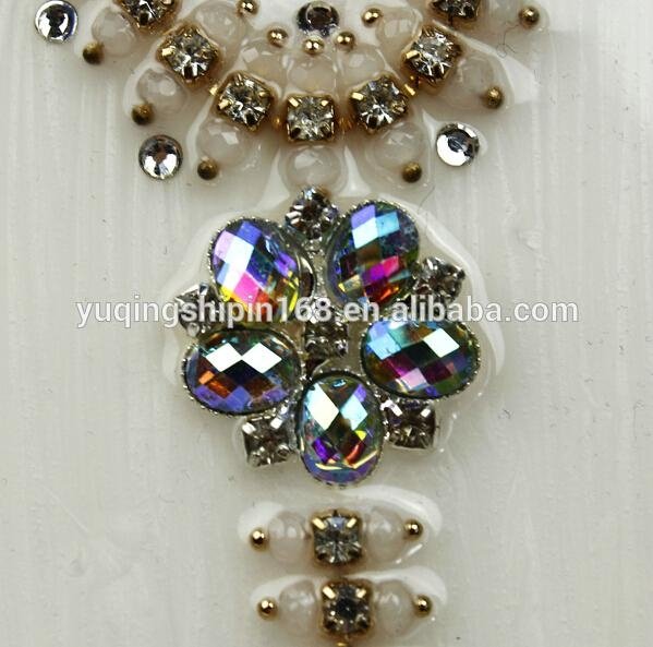 for samsung galaxy note4 white necklace rhinestone diamond bling phone case  2