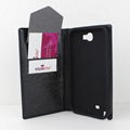 men flip new PU leather brown phone case for samsung s4/note4  2