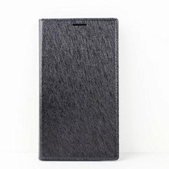 men flip new PU leather brown phone case for samsung s4/note4 