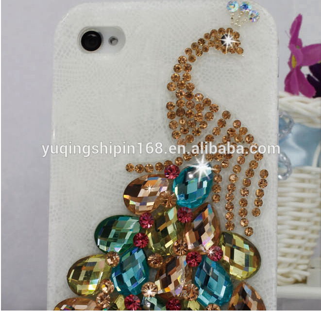 luxury diamond crystal hard phone case bling diamond cover for iphone 6 3