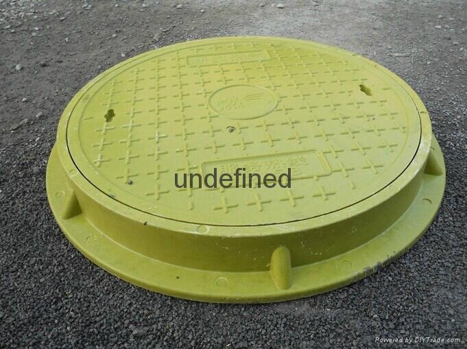 GRP fiberglass inspection round manhole cover 1