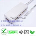 christmas decoration 9 connections junction box in ABS LED RGB cool white colors