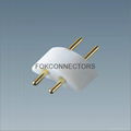 Solderless 8mm width 2 pin connections LED flexible SMD 3528 connectors with 2 w 4