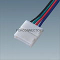 RGB 4pin LED Strip cable Connector for 10 mm Width LED connector (F100RC) 1