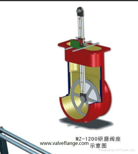 Model Dia220-630mm Portable Valve Grinding Machine for grinding gate valve 