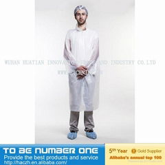 Disposable PE visitor gown