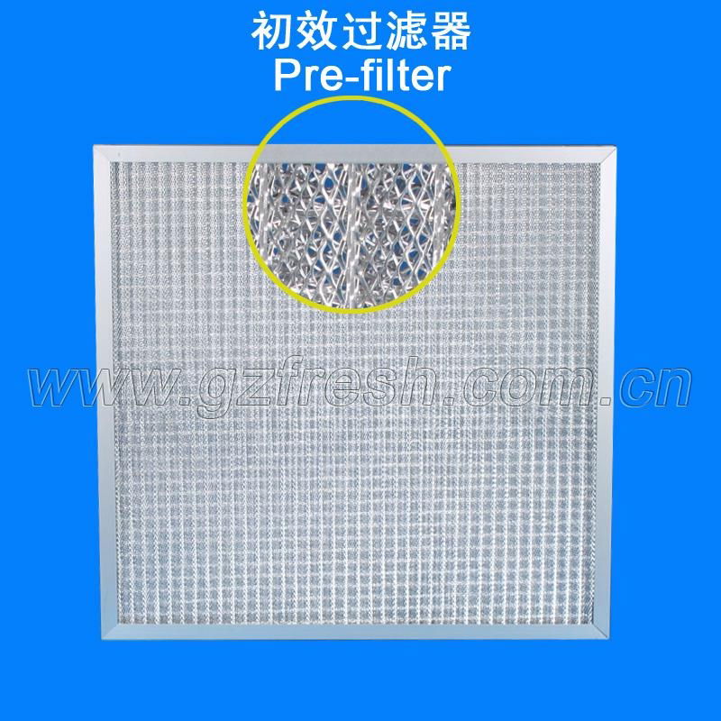 Metal mesh pre-filter 