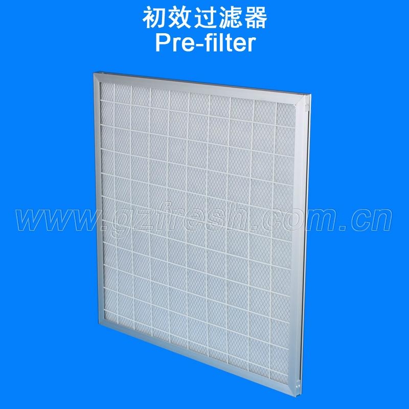 Synthetic fiber plank pre-filter 1