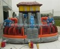 PG-143 Children Game Inflatable Air Playground slide 5
