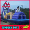 OB-129 Outdoor Pirate Ship Obstacle Course Equipment 1
