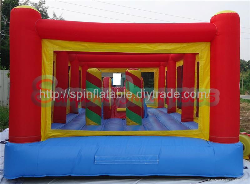 OB-147 Bouncer And Slide Obstacle Course Ideas 3