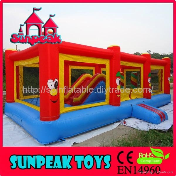 OB-147 Bouncer And Slide Obstacle Course Ideas