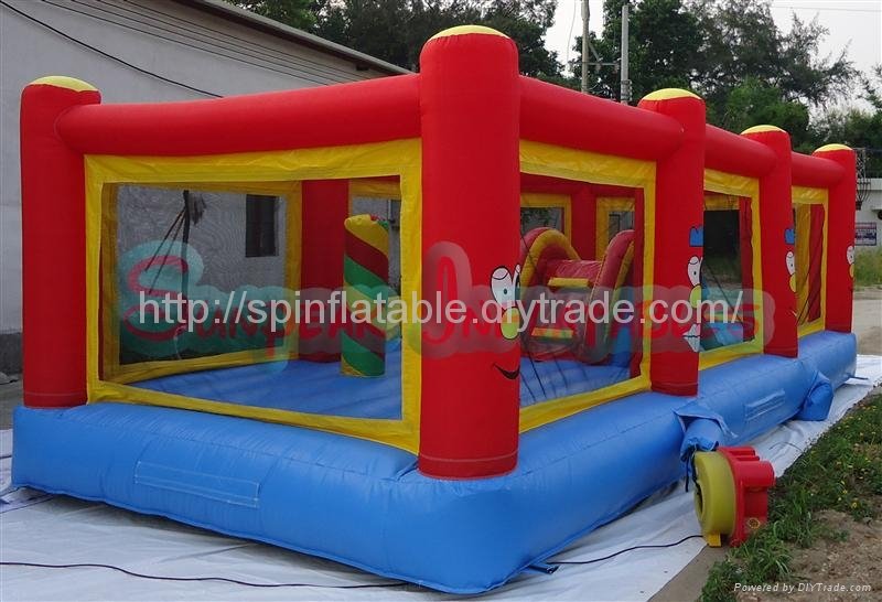 OB-147 Bouncer And Slide Obstacle Course Ideas 5
