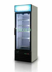 glass door beverage chiller