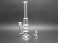 Glass Water Pipes Oil rigs three layer honeycomb 2