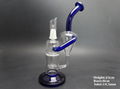 Water pipes Glass Recycler Glass oil dabbers Glass bongs with honeycomb perc and 1