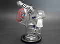 Heady Colored Glass Oil rigs Bongs Glass water pipes with round inliners Glass b