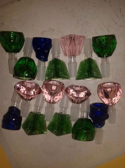 Different kinds glass water bong bowl Glass water pipes bowl best water bongs bo