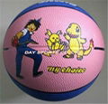 Rubber basketball 5