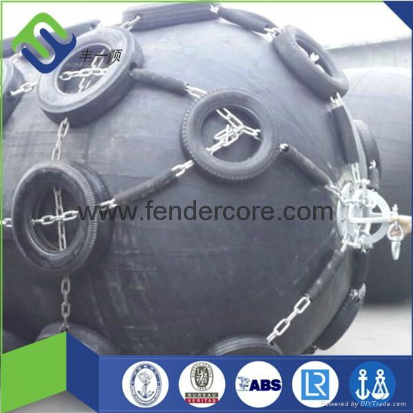 Pneumatic rubber fender for ship and dock 2