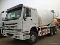 Cement mixer truck 6x4  5