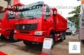 Sinotruck truck 6x4 dump trucks with 200-420HP 3