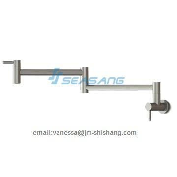 stainless steel kitchen pot filler