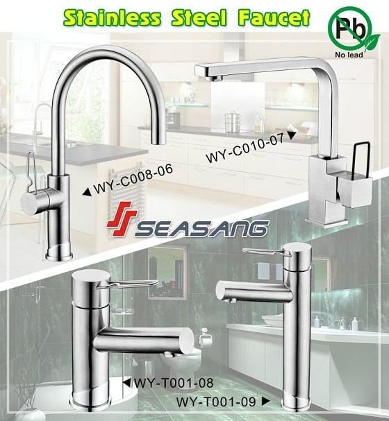 stainless steel basin faucet 2