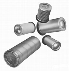 Filter with Stainless Steel Sintered Filter Elements